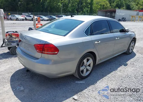 2013 Volkswagen Passat 2.0L Tdi Se из США, поврежденный, VIN 1VWBN7A33DC055569